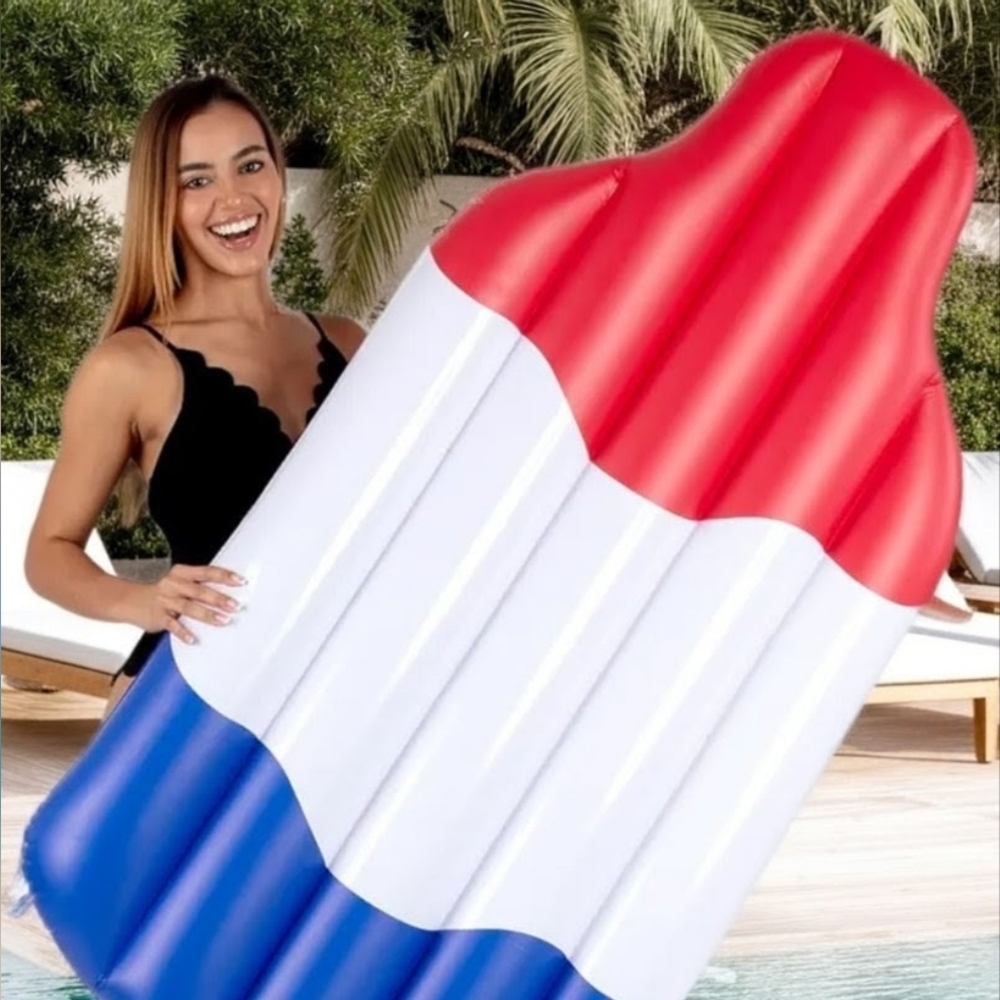 PoolCandy Rocket Pop Inflatable Pool Raft Iconic Fun Summer Toys Adventures - Picture 6 of 6